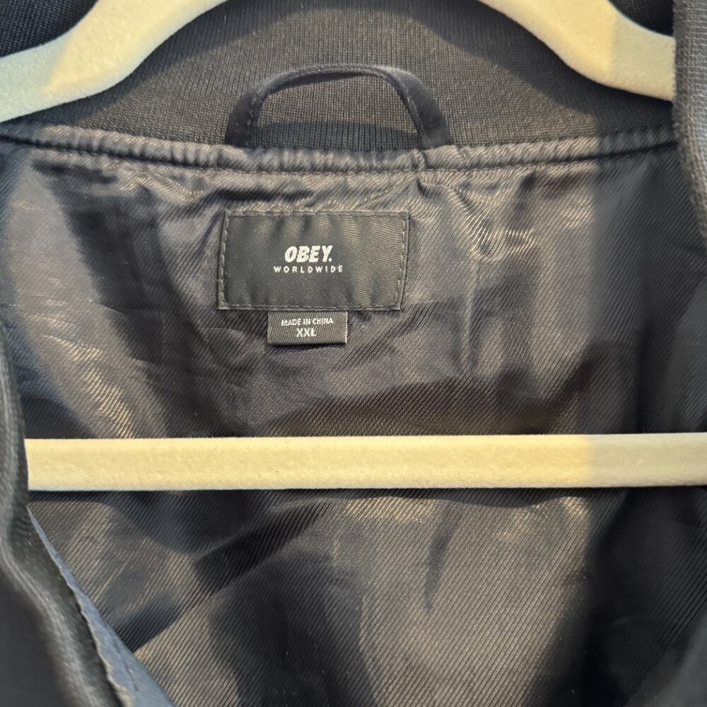 OBEY Silk Bomber Jacket - Picture 3 of 4